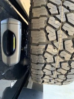 Jeep Wrangler JL Tire/backup camera dilemma Jeep Spare Tire Side Vi