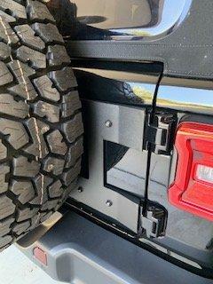 Jeep Wrangler JL Tire/backup camera dilemma Jeep Tailgate Reinforcement Panel