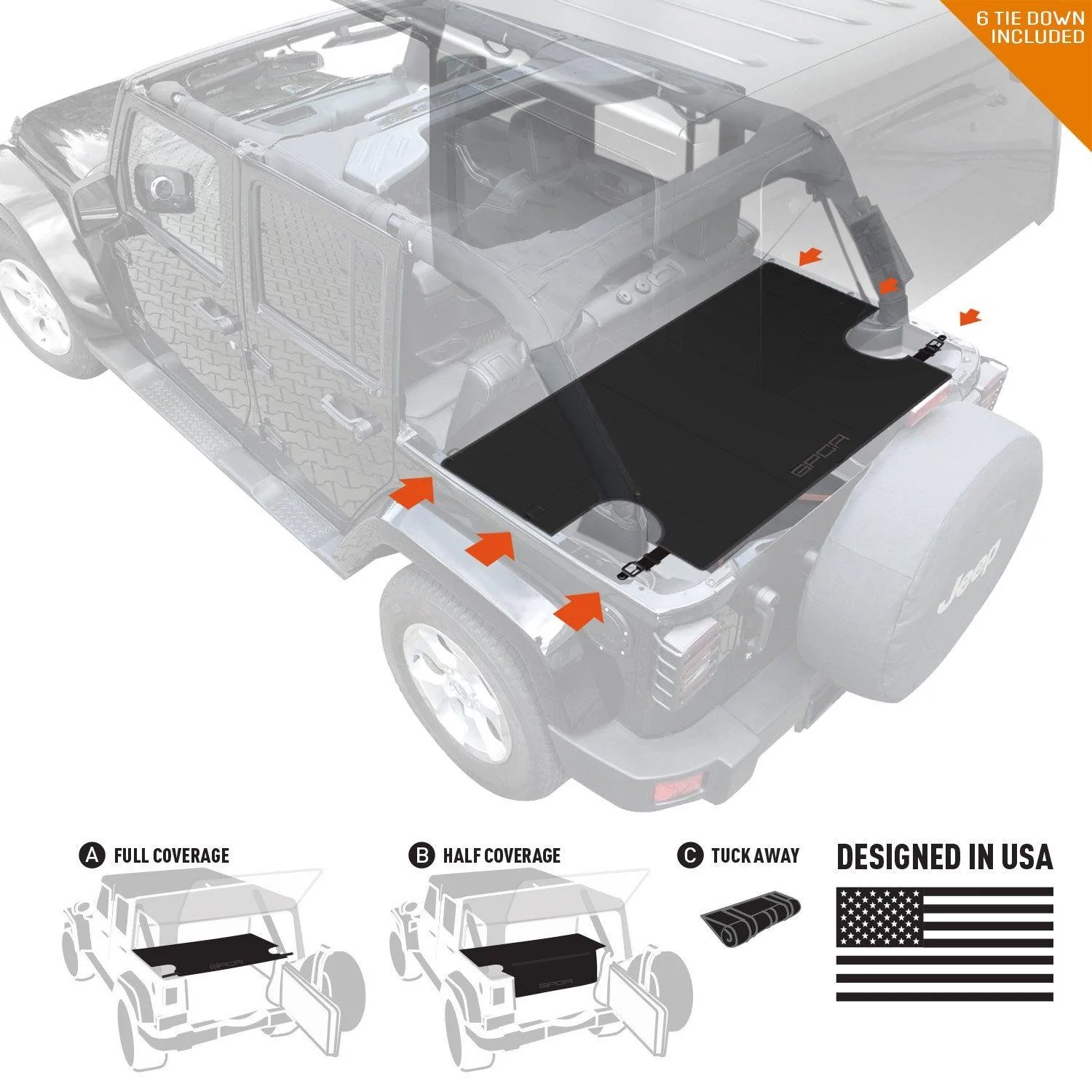 Jeep Wrangler JL Cargo cover 717u0gQemHL._SL1500_ (1)
