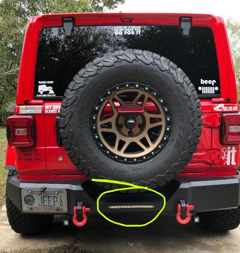 Jeep Wrangler JL Brake light housing Jeep_046