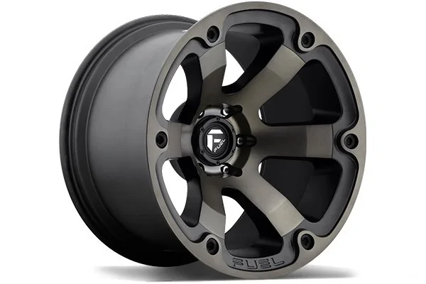 Jeep Wrangler JL Posts Pics Of The Wheels You Cant Stop Dreaming About!! fuel_beast_wheels_black_with_dark_tint_machined_face_sampl