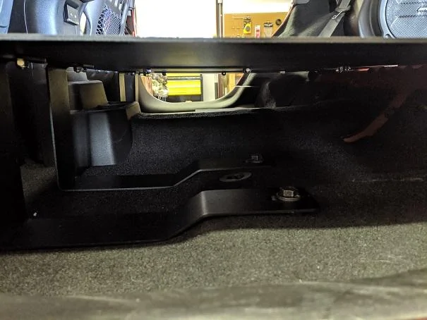Jeep Wrangler JL JLU Rear Seat Replacement Platform Installation IMG_20191018_Photo 17