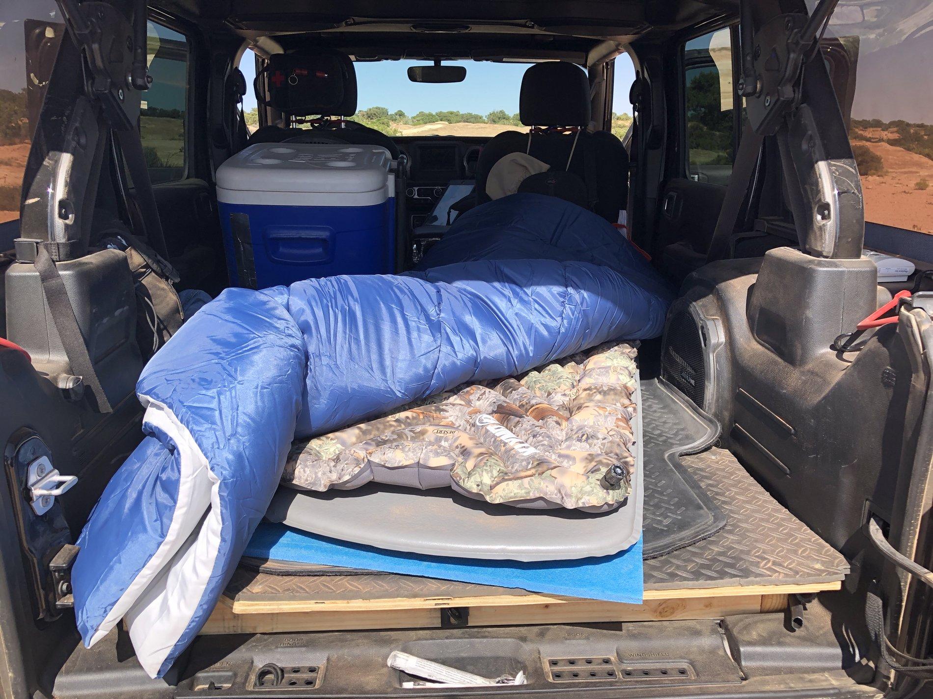 Jeep Wrangler JL JLU Rear Seat Replacement Platform Installation 291DC804-FD95-4E6A-AF8D-F41ED044DDF8