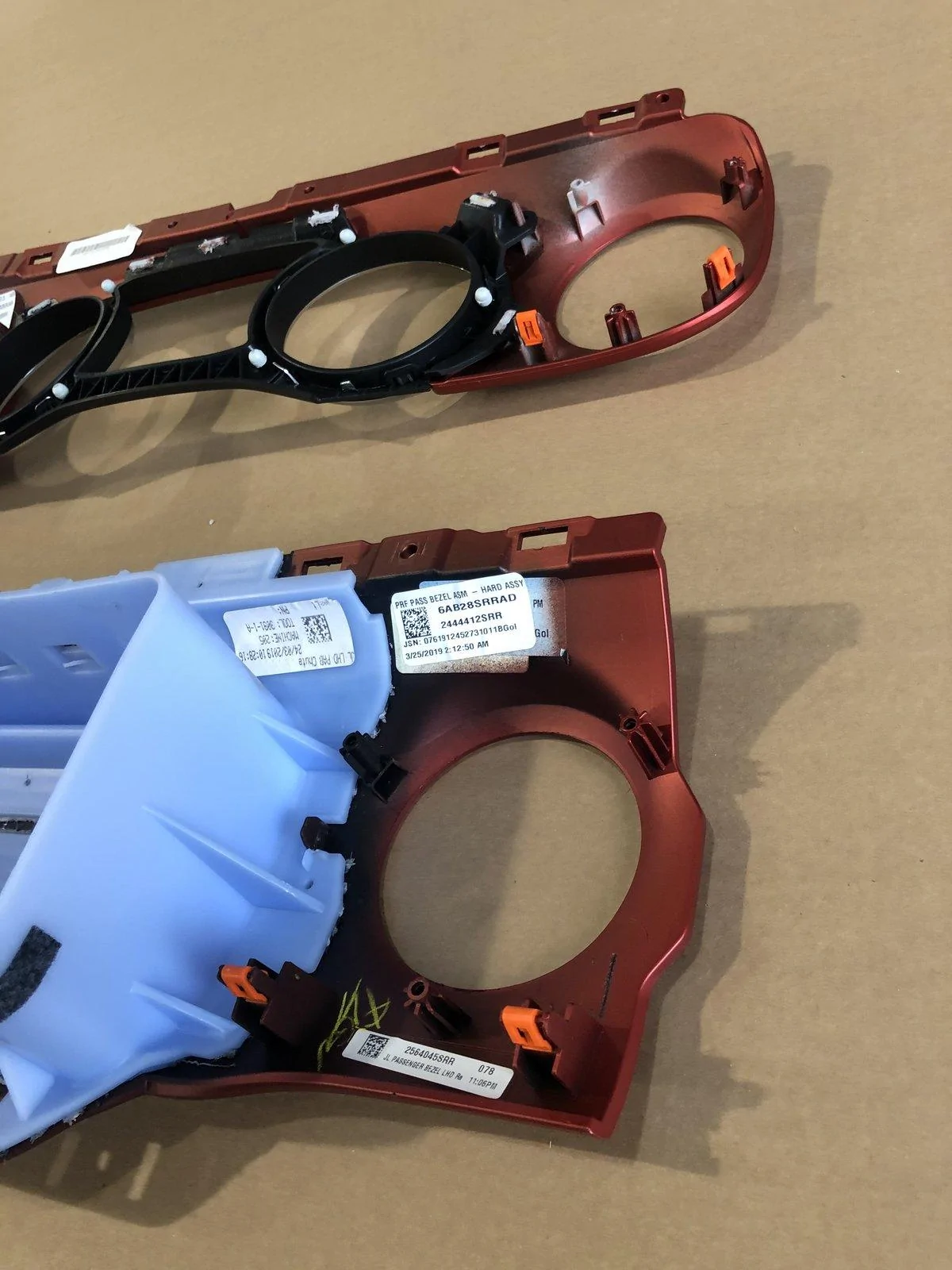 Jeep Wrangler JL RED RUBICON DASH PANELS 2D7E9024-60AA-4E2D-B991-A5150DDB3347