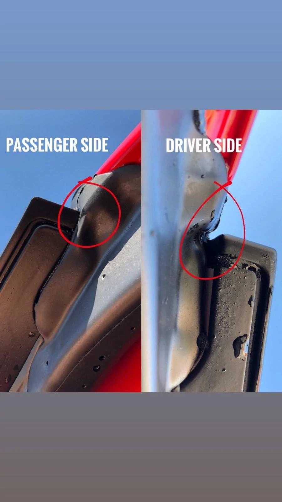 Jeep Wrangler JL Gap between freedom hardtop and frame rubber (only driver side) 72845091_768978466873741_5037124807091552256_n