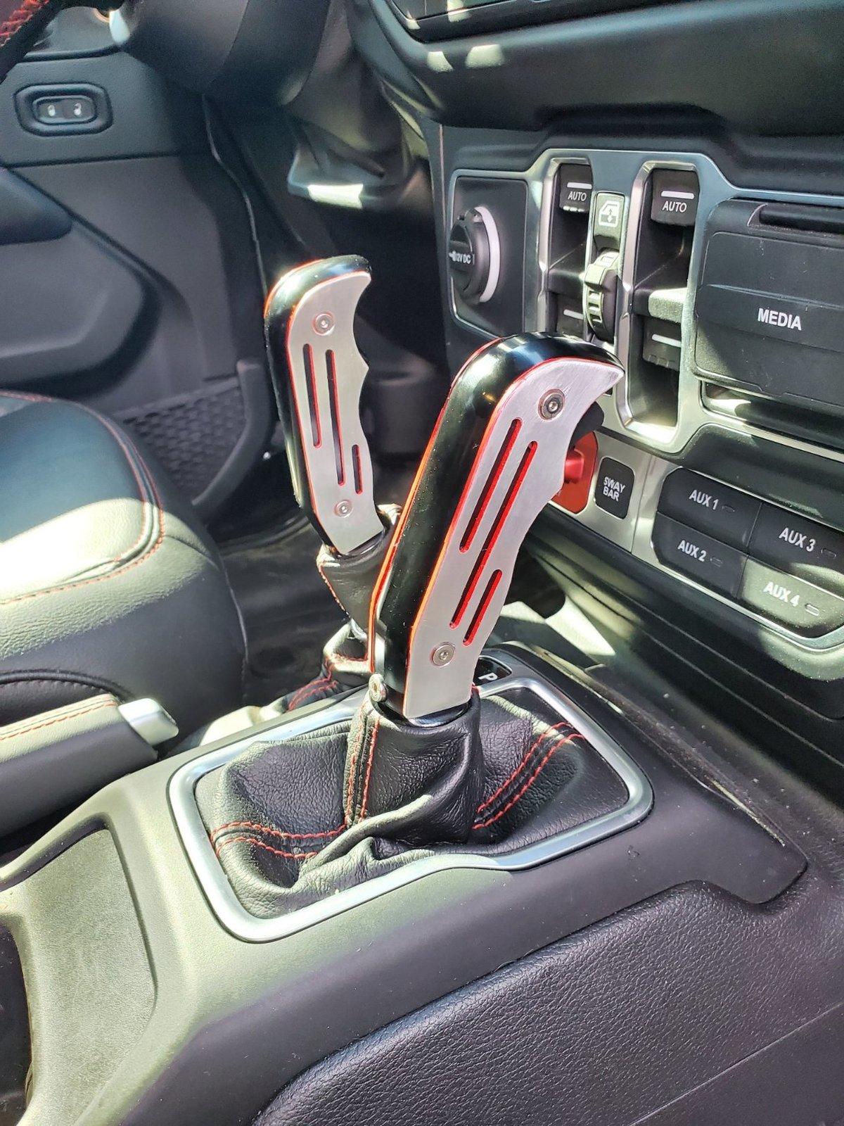 Jeep Wrangler JL Installed B&M Shifters - then customized 20191026_123154-