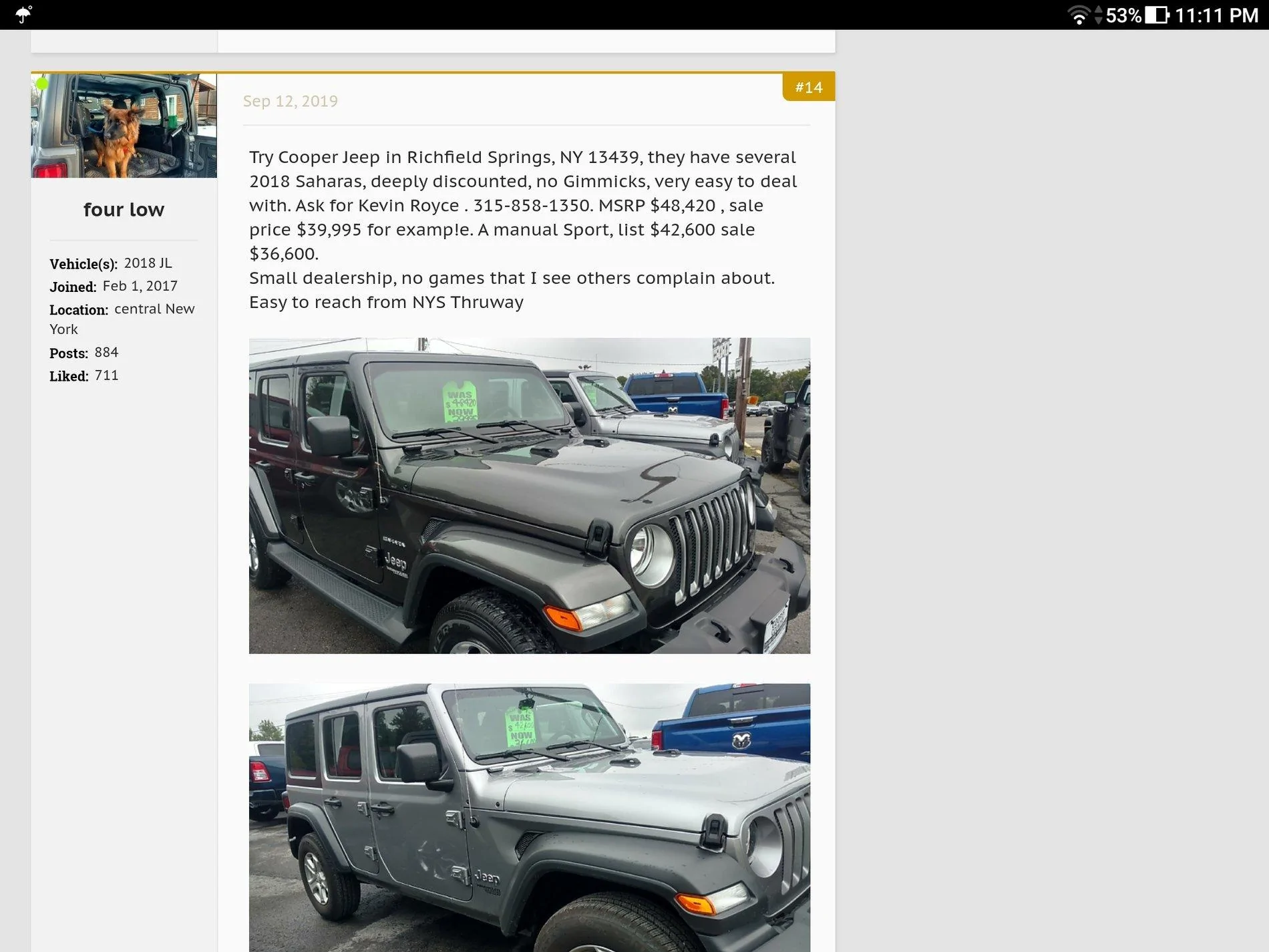 Jeep Wrangler JL Criswell, lowballed hard Screenshot_20191031-231159