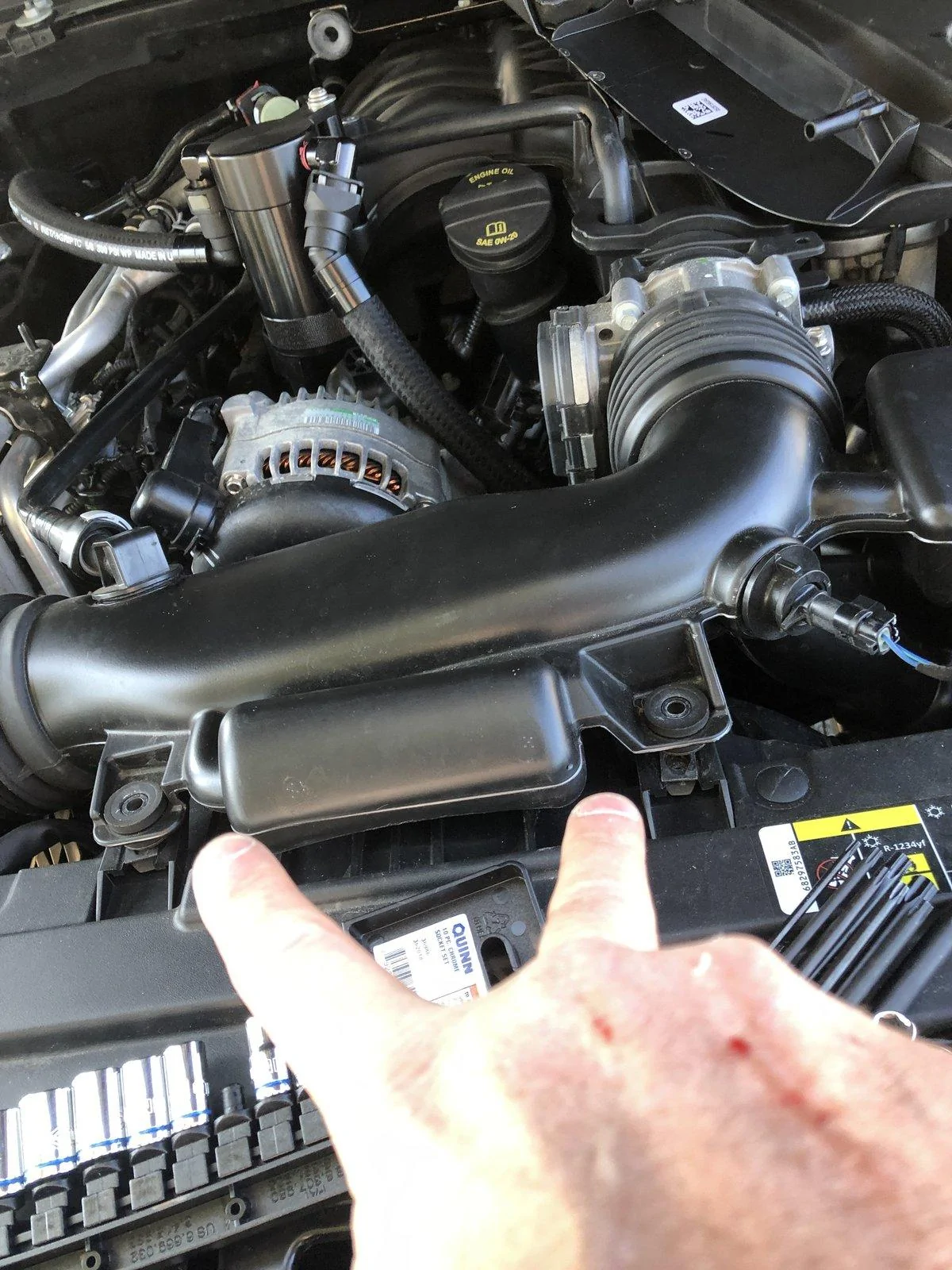 Jeep Wrangler JL Intake hose disconnected from throttle body BE290AF9-6DA4-4B8D-948D-24DB5D5B400A