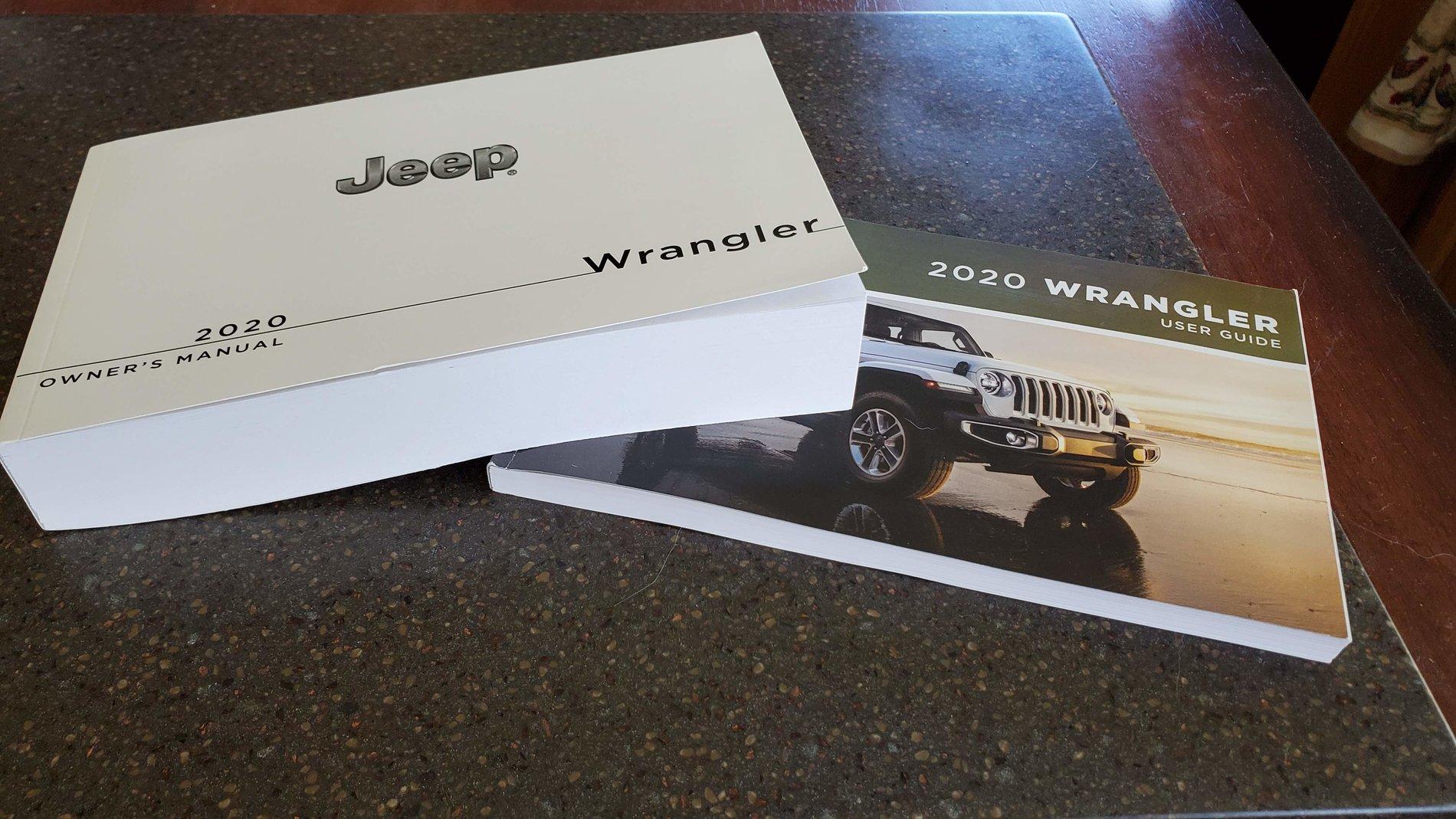 Jeep Wrangler JL Quirks not addressed in User Guide 20191104_130703