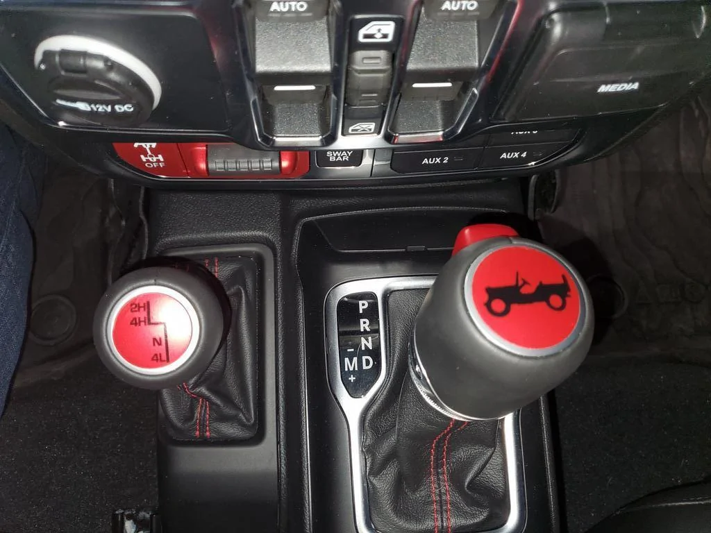 Jeep Wrangler JL Installed B&M Shifters - then customized FLANzc4