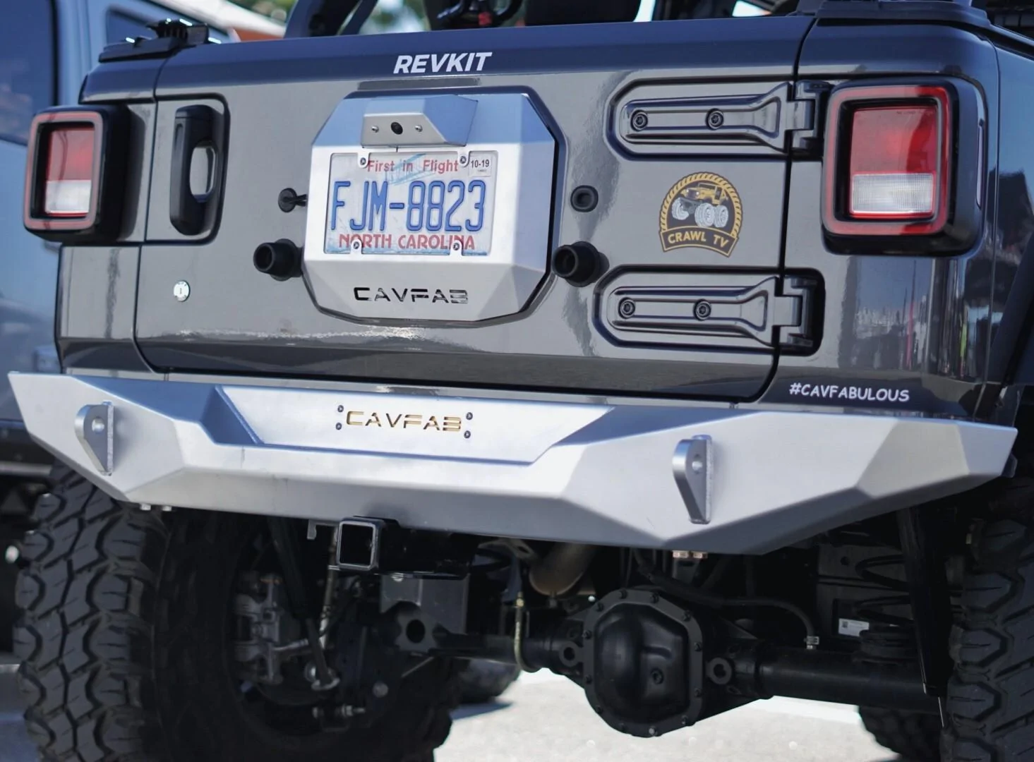 Jeep Wrangler JL CavFab Crawler Series Full Width Rear Bumper Crawler Rear 1