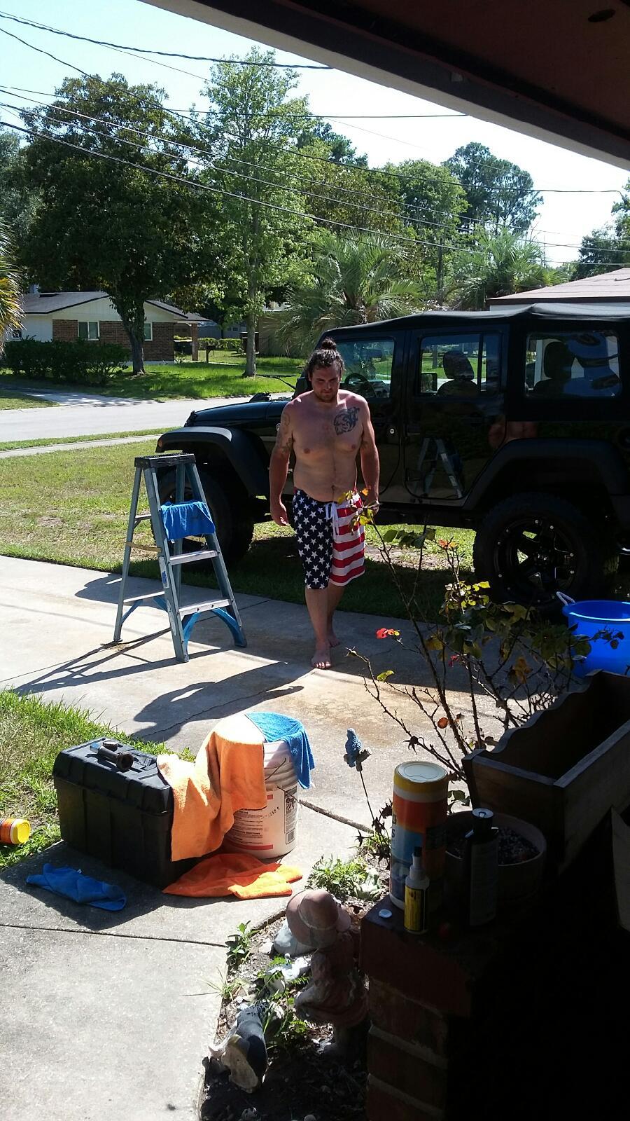 Jeep Wrangler JL I think I'm gonna need mudflaps. Son
