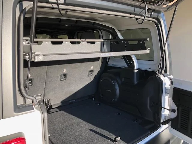Jeep Wrangler JL Vector Offroad's Rear JLU Interior GGB Cargo Basket JLGGB