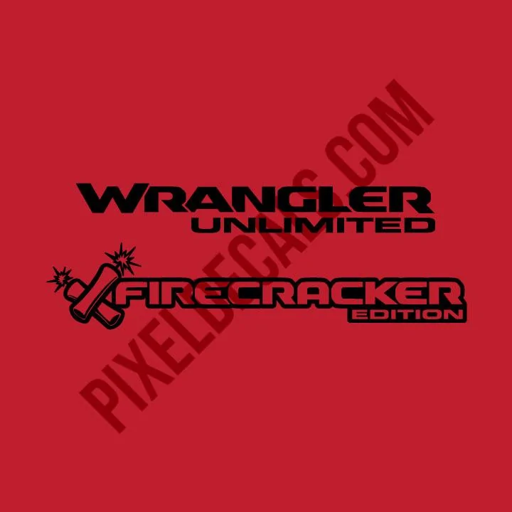Jeep Wrangler JL pixeldecals.com JL Edition Decals firecracker_sampl