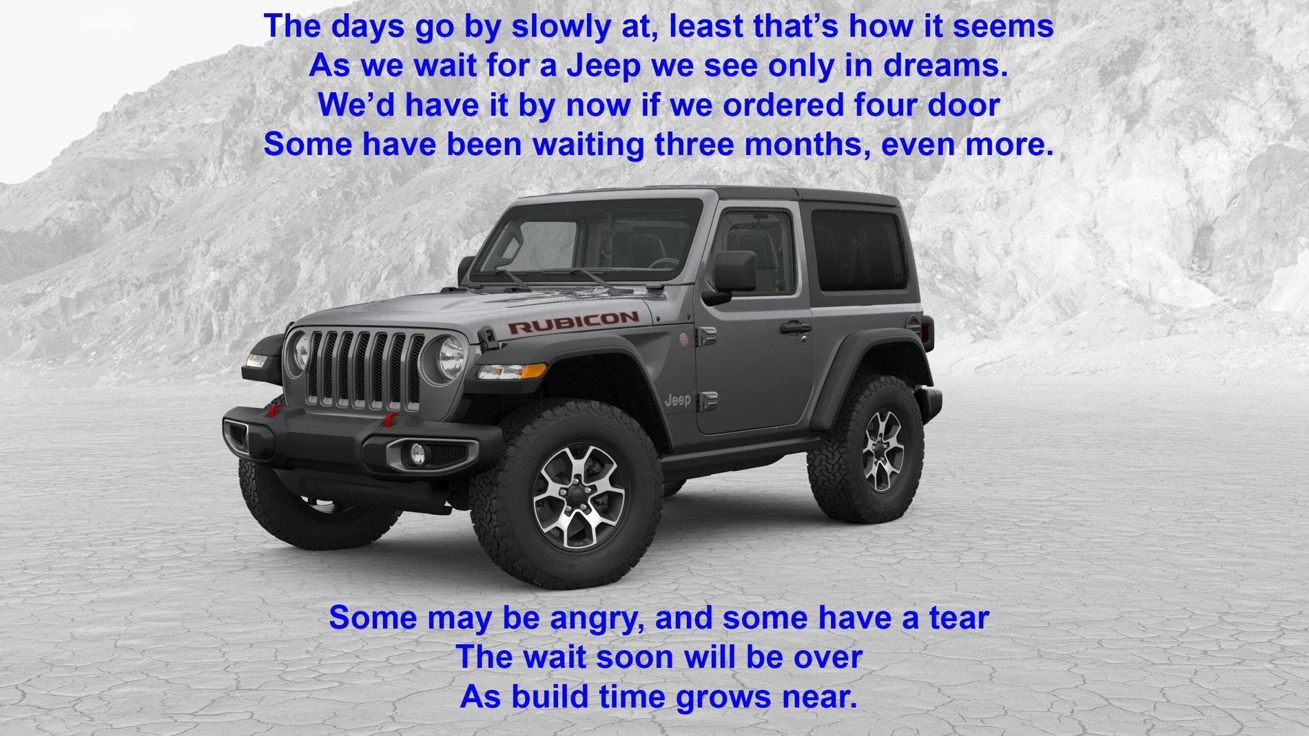 Jeep Wrangler JL 2 DOOR JL build/order discussions master thread jeepwait