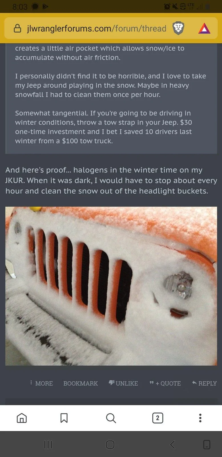 Jeep Wrangler JL LED'S run too cold! download