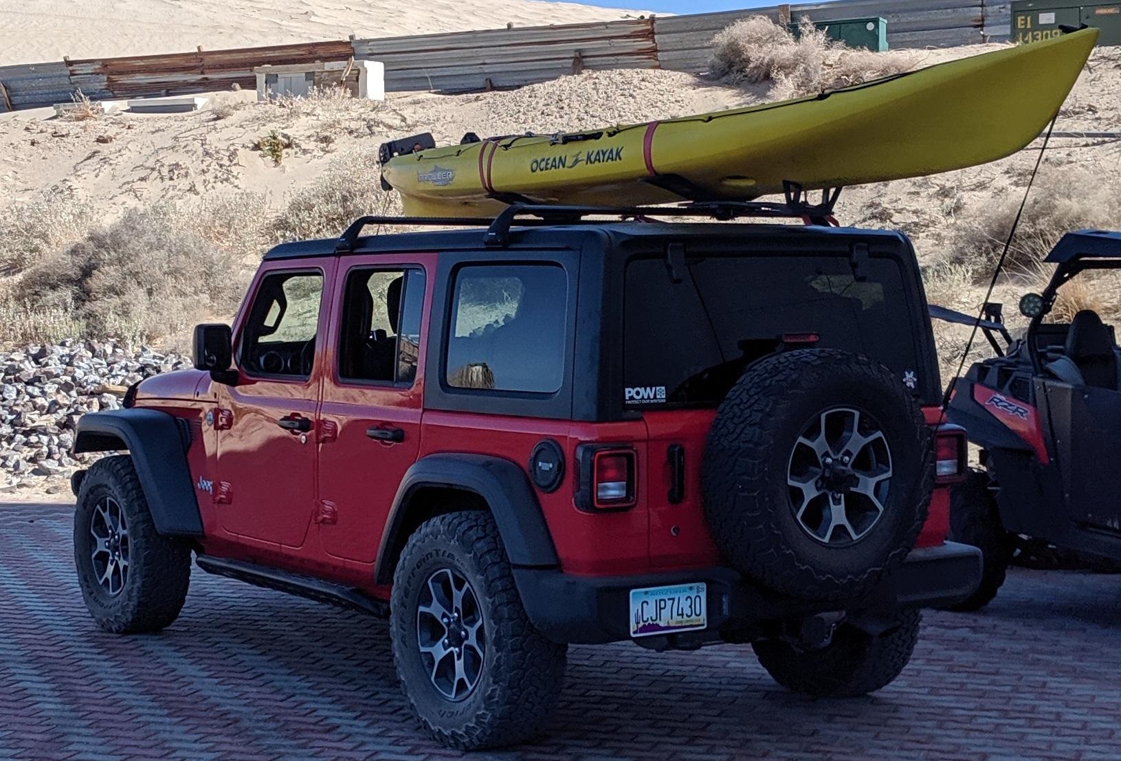 Jeep Wrangler JL Let's See Some JLU Gutter Mounted Crossbars IMG_20191008_102332