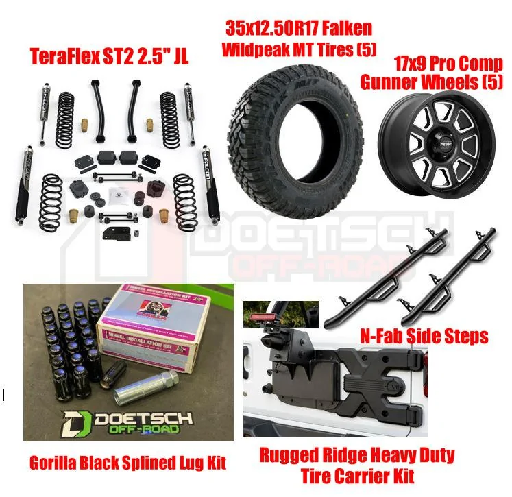 Jeep Wrangler JL BLACK FRIDAY 5k Package! Black Friday JL UK Package Graphic