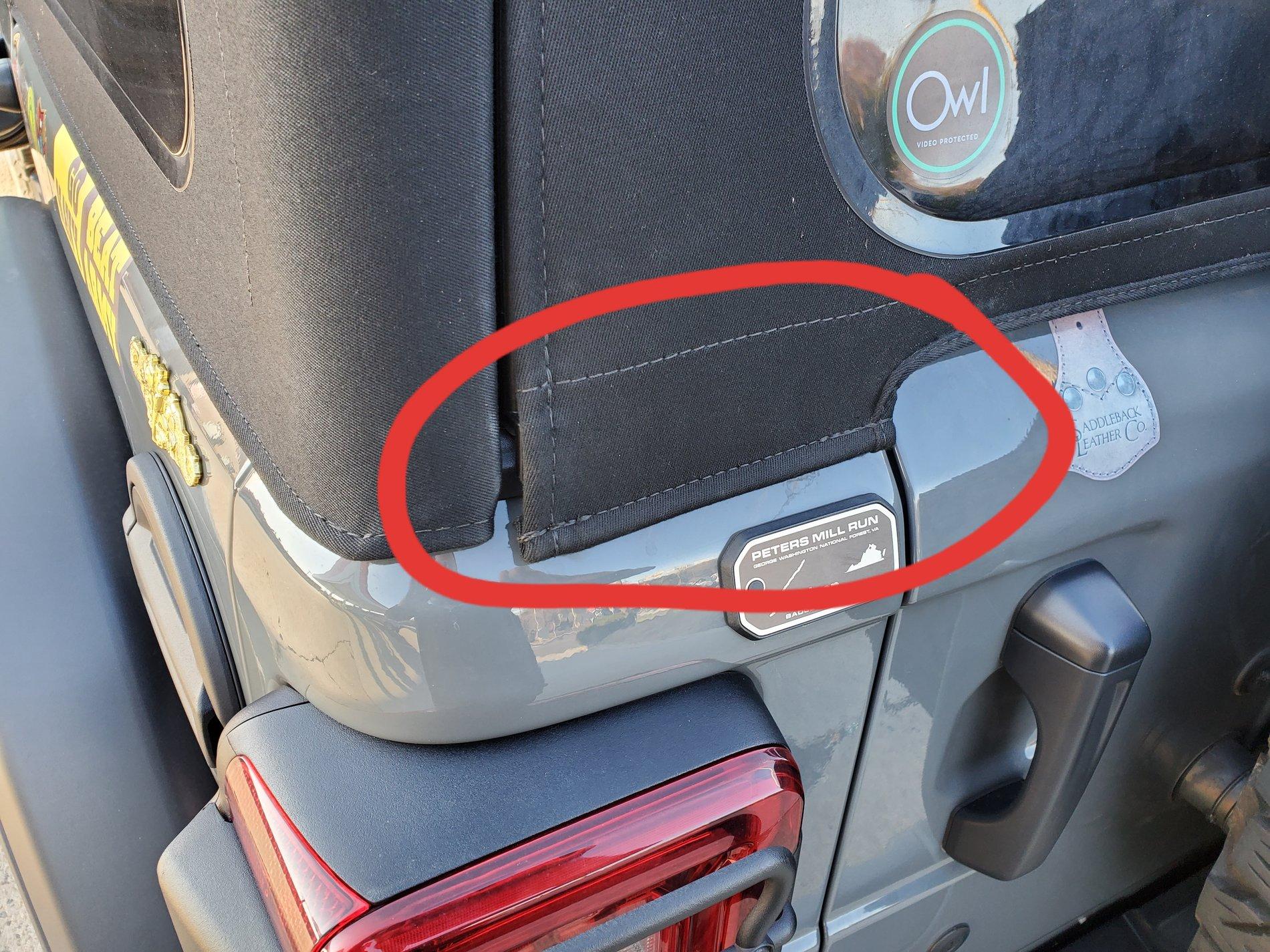 Jeep Wrangler JL Killer soft top tabs 20191124_151436