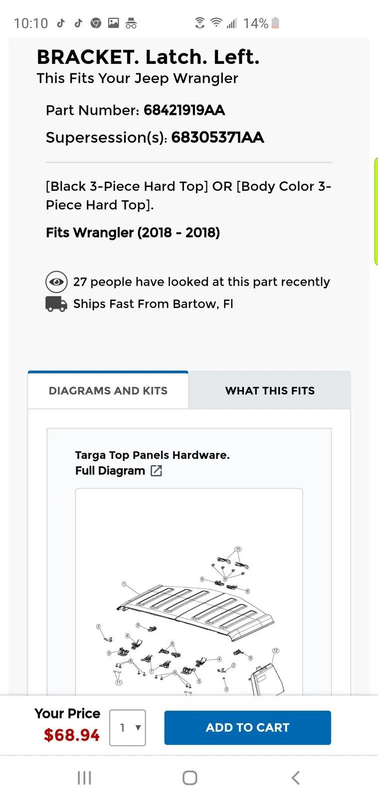 Jeep Wrangler JL Freedom top bracket question. Help needed. Screenshot_20191125-221018_Chrom