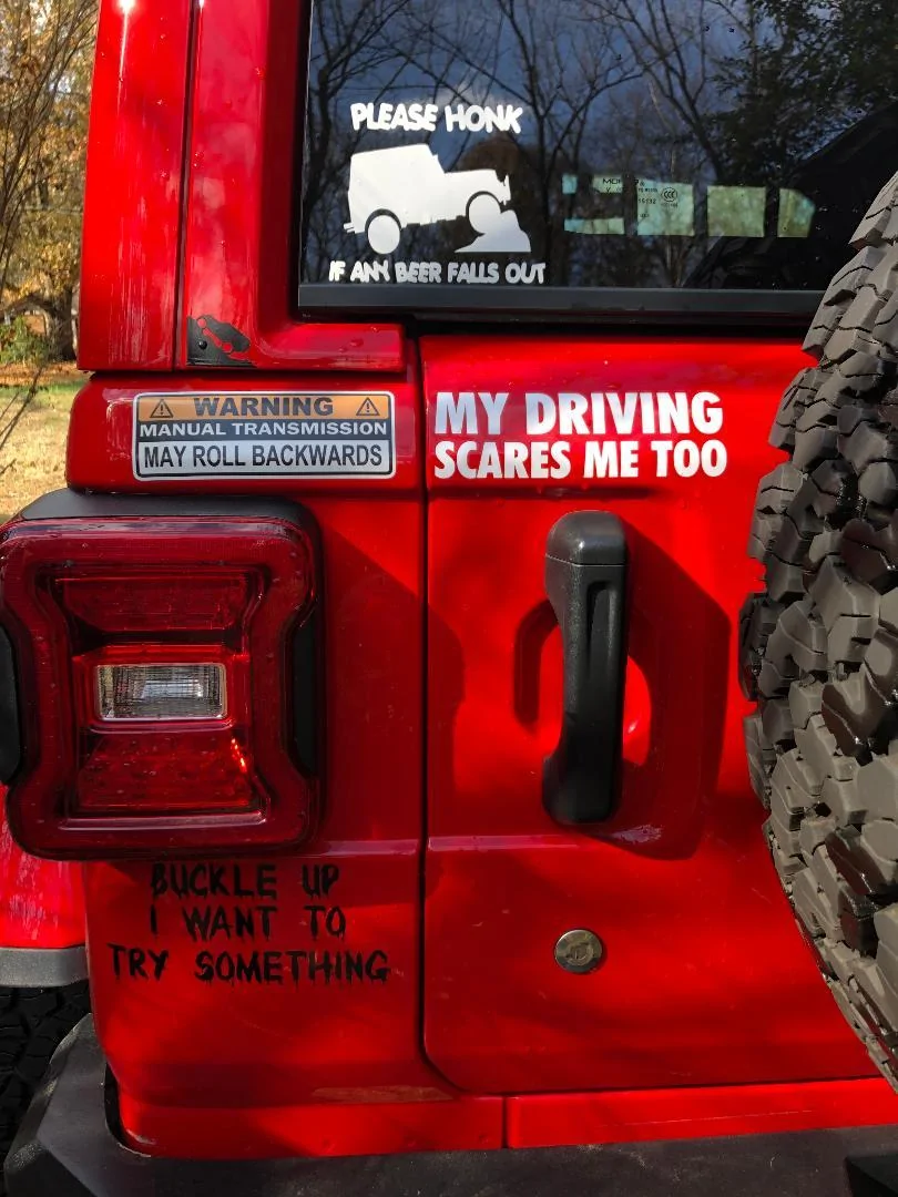 Jeep Wrangler JL Stickers. Inside? Outside? What does it all mean? Jeep_rear_006
