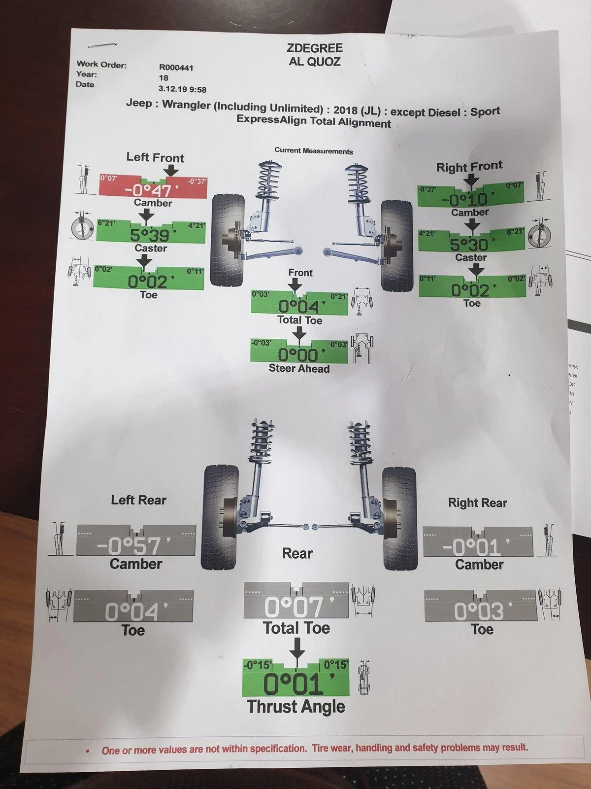 Jeep Wrangler JL New Jeep JLU Issue - Advice Needed 20191203_103631