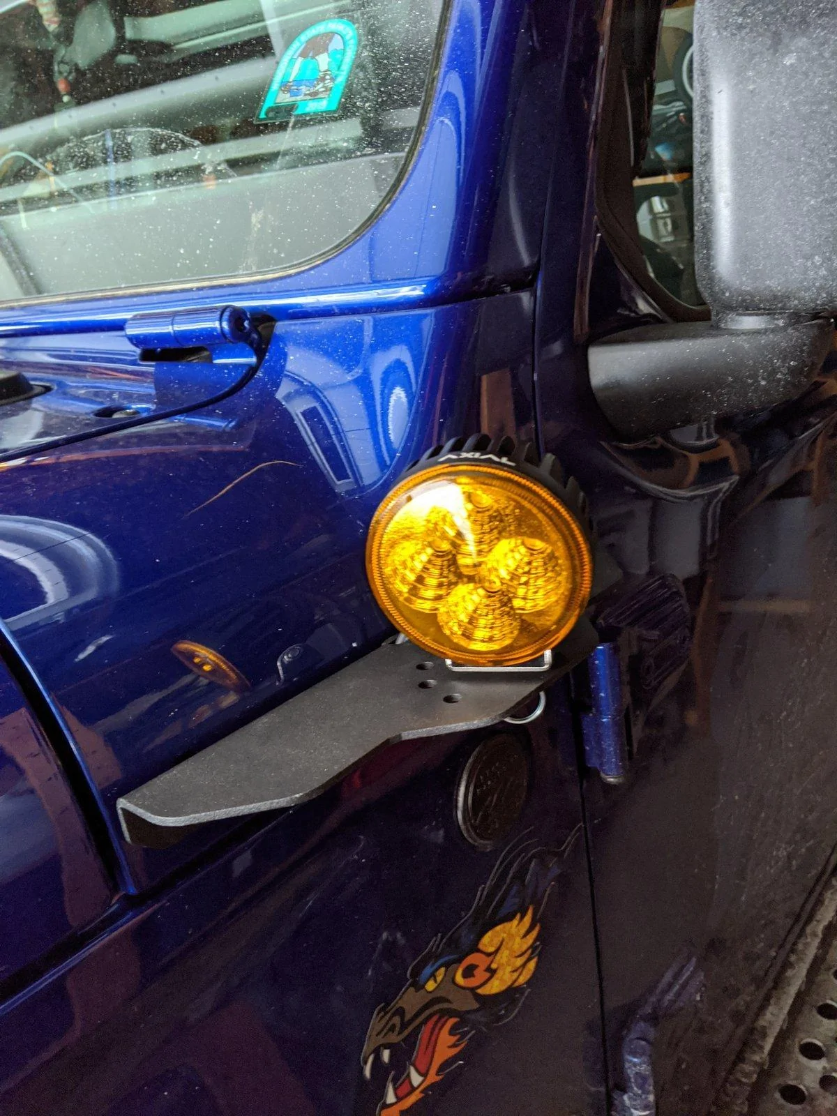 Jeep Wrangler JL A pillar lights IMG_20191114_103021