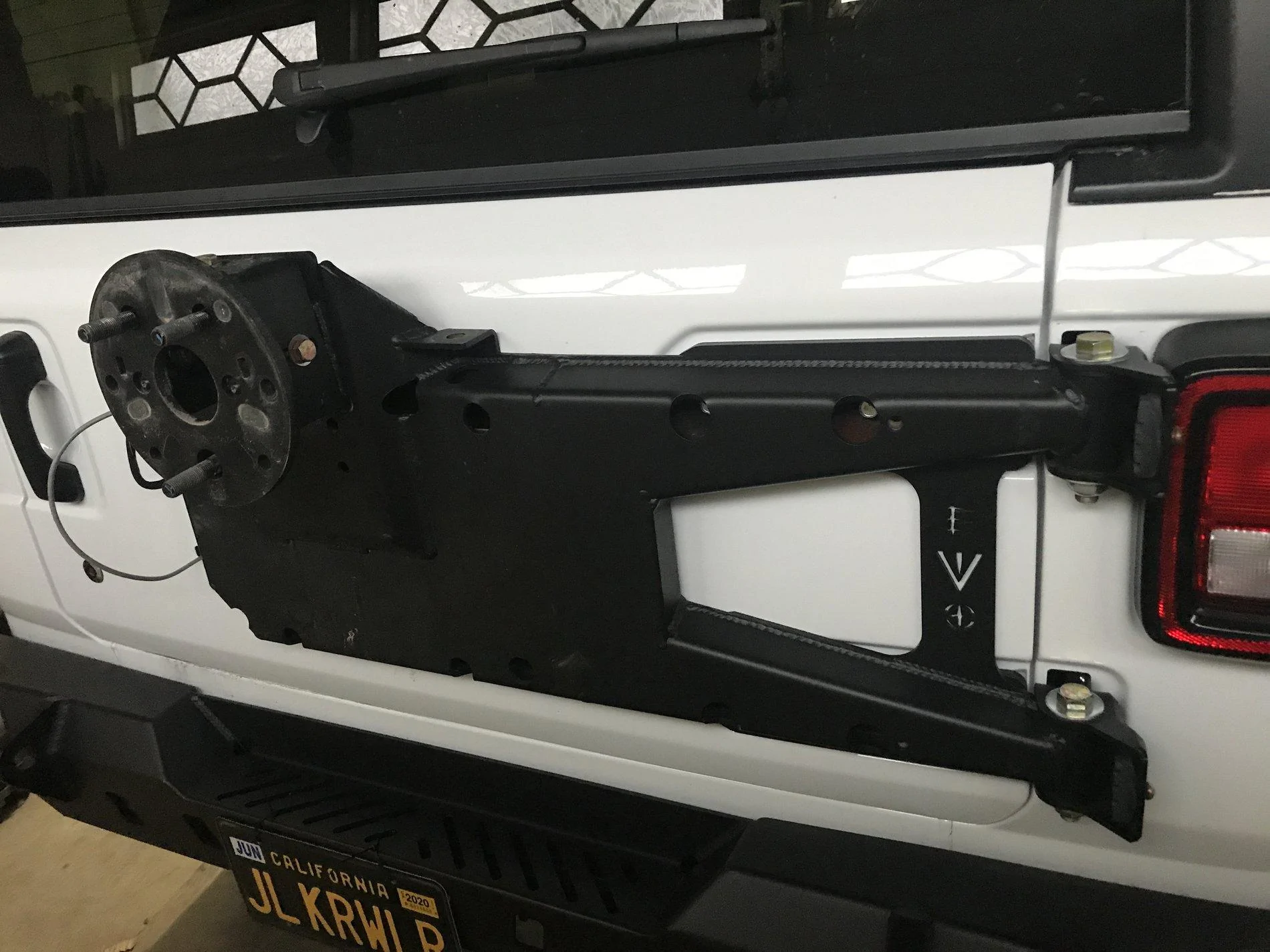 Jeep Wrangler JL EVO Hinged Tire Carrier 0C8C9268-9A43-4BA2-8E22-9AC96EBA3A08