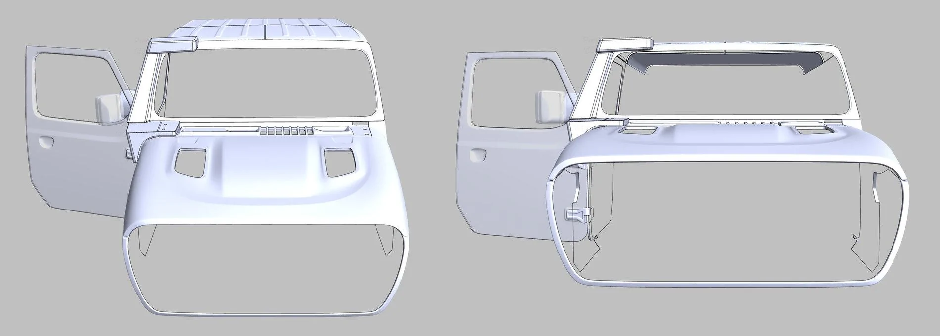 Jeep Wrangler JL Snorkel Prototype Factoring PrecisionResearch JL Stealth Snorkel 001