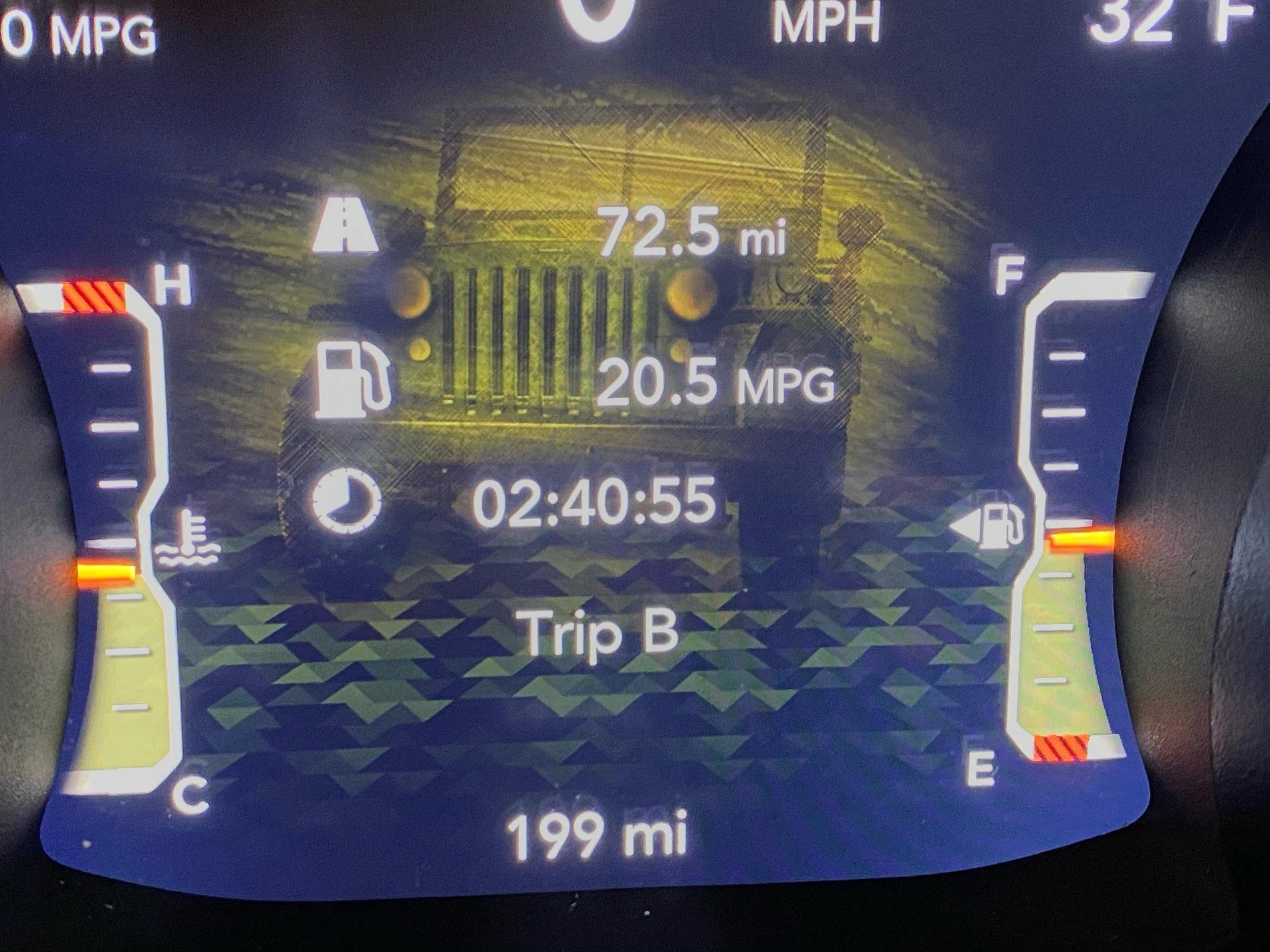 Jeep Wrangler JL Willys Edition easter egg in digital guage IMG_2069