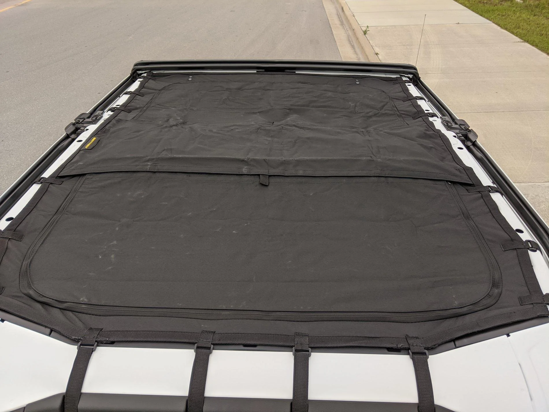 Jeep Wrangler JL Smttybuilt Ext Shade Top with Skylights IMG_20191219_143339