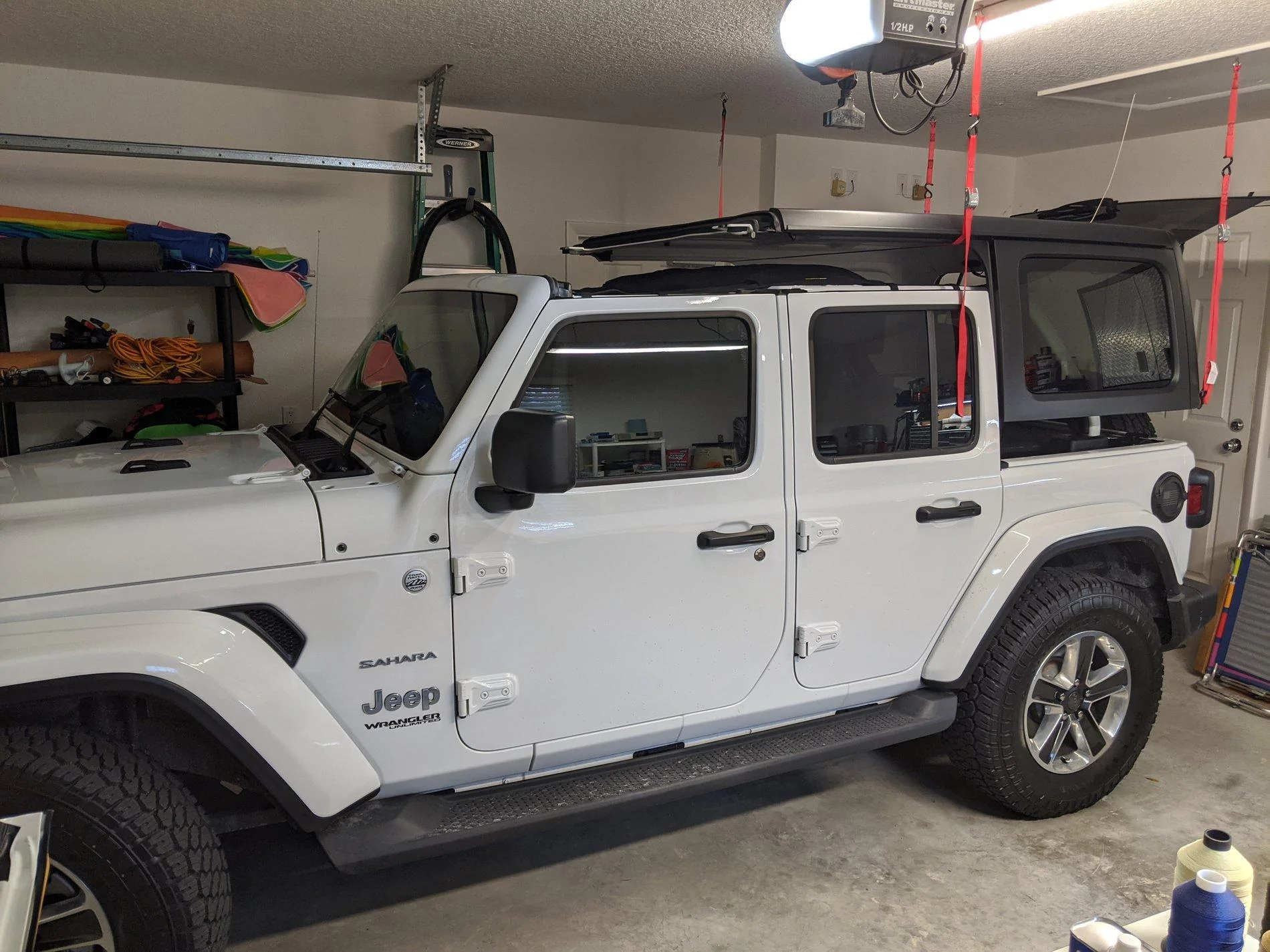 Jeep Wrangler JL Smttybuilt Ext Shade Top with Skylights IMG_20191219_153519