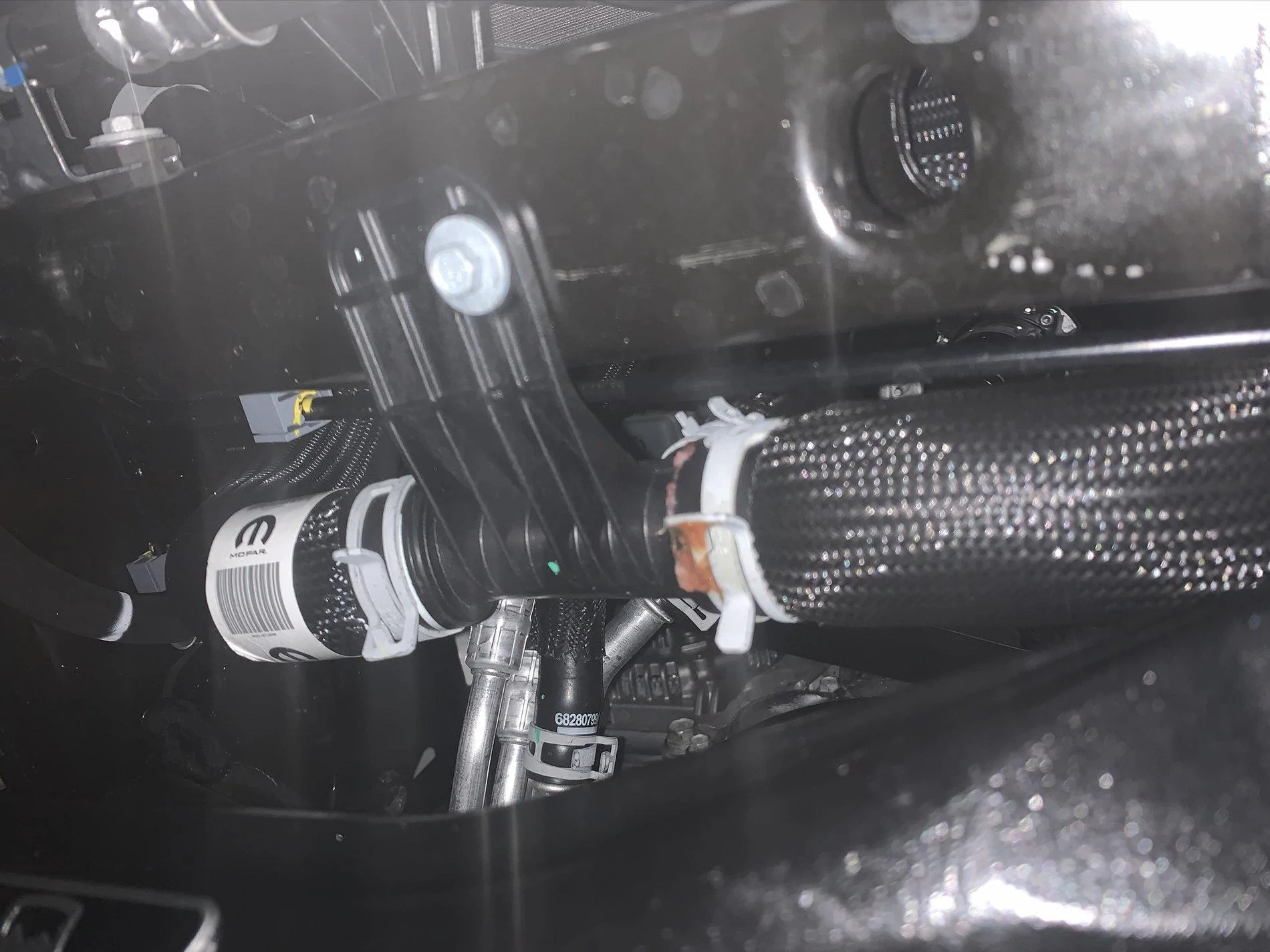 Jeep Wrangler JL Pink fluid leak A6345448-F4B3-4EC4-A134-6B00C361FC99