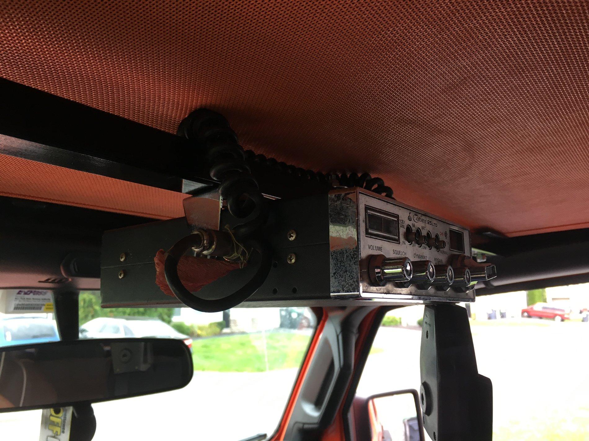 Jeep Wrangler JL DIY Overhead CB mount 0D5F4111-C622-4C98-9F16-9135FD121B8E