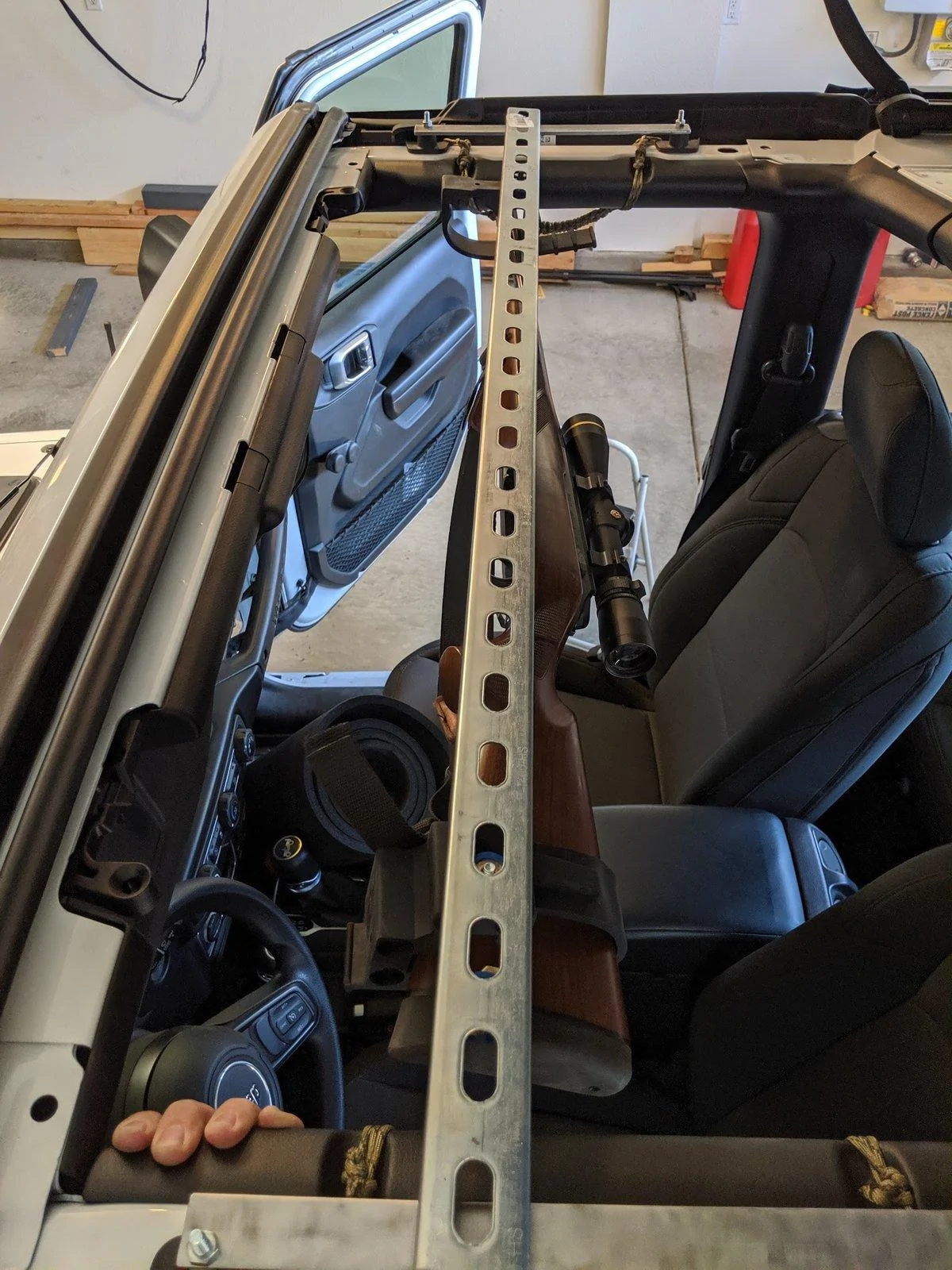 Jeep Wrangler JL DIY Overhead Accessory and Rifle Mount IMG_20191015_112529
