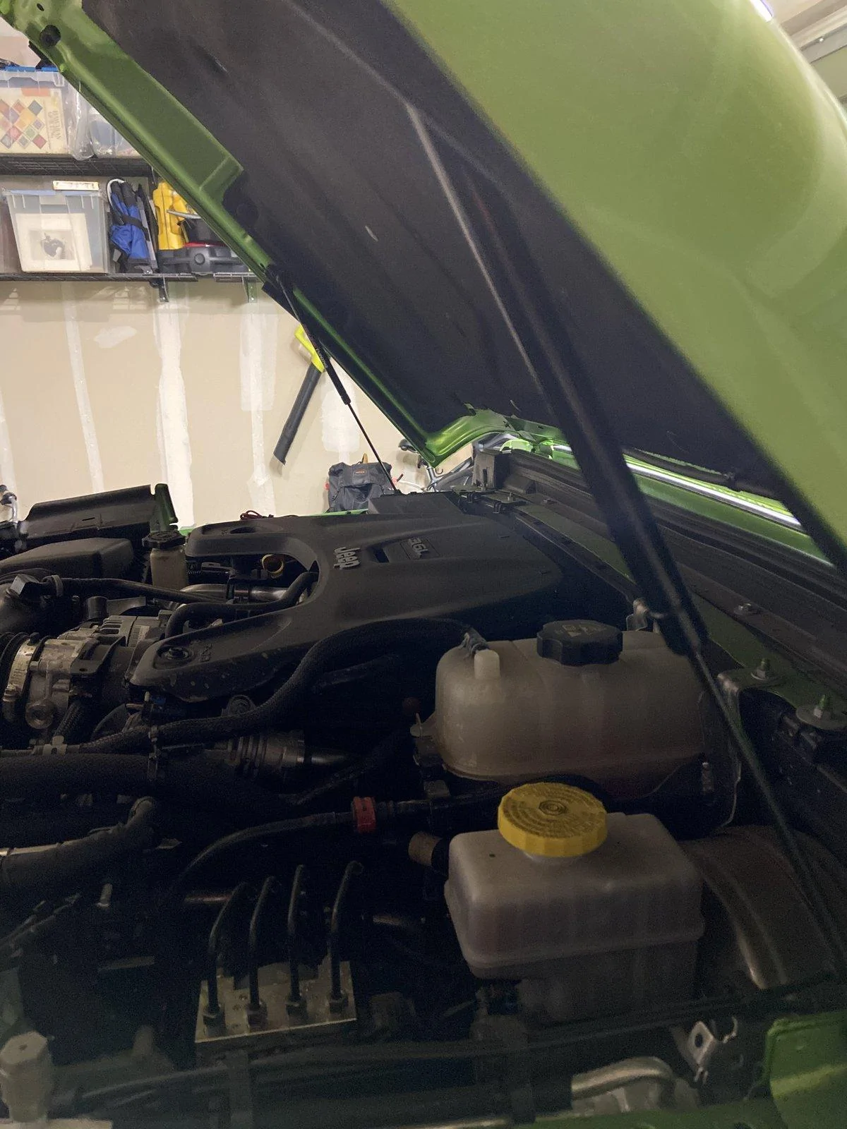 Jeep Wrangler JL Installed Redline hood struts 0A59DE65-EA9E-4AB7-9DD0-F5A2D234388F