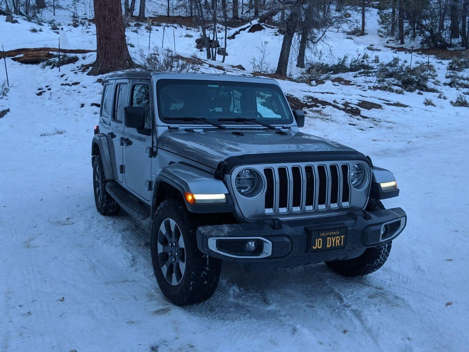 Jeep Wrangler JL First trip to the snow IMG_20200102_164815