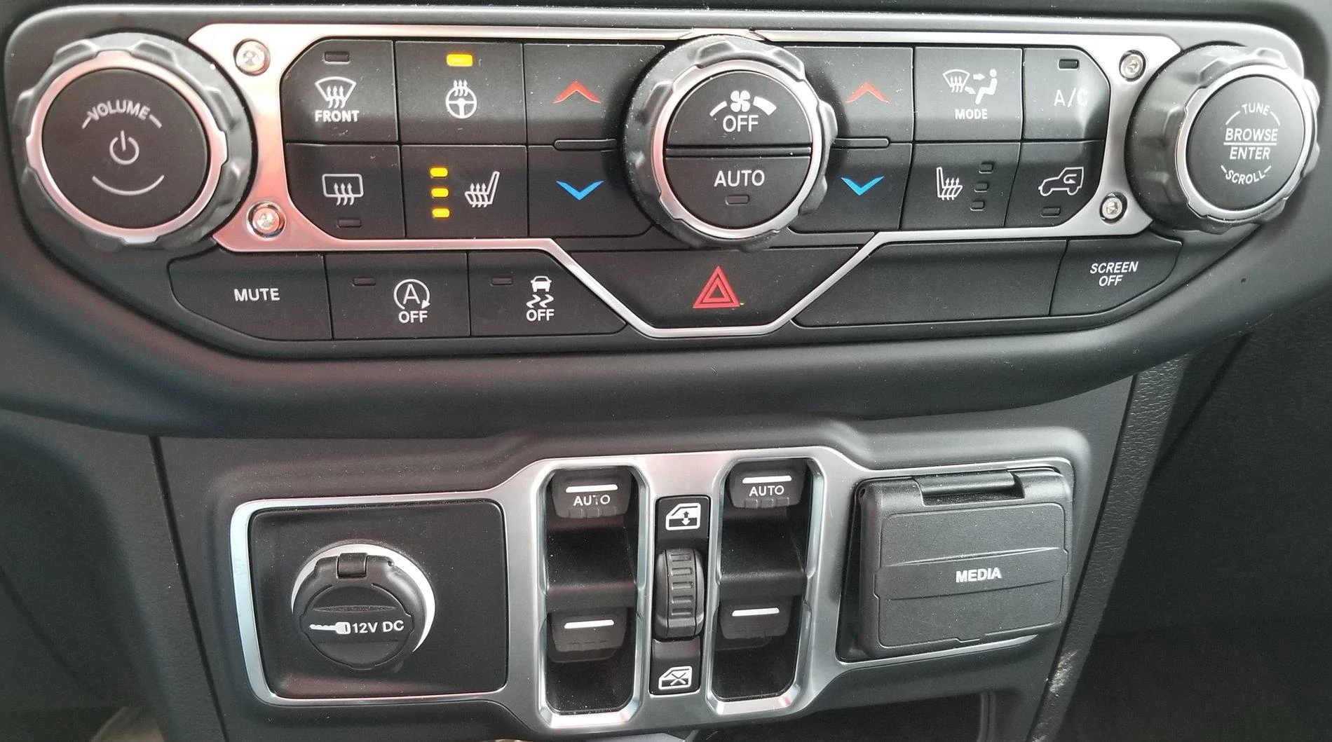 Jeep Wrangler JL Change interior dash backlight LED color 20200107_212330