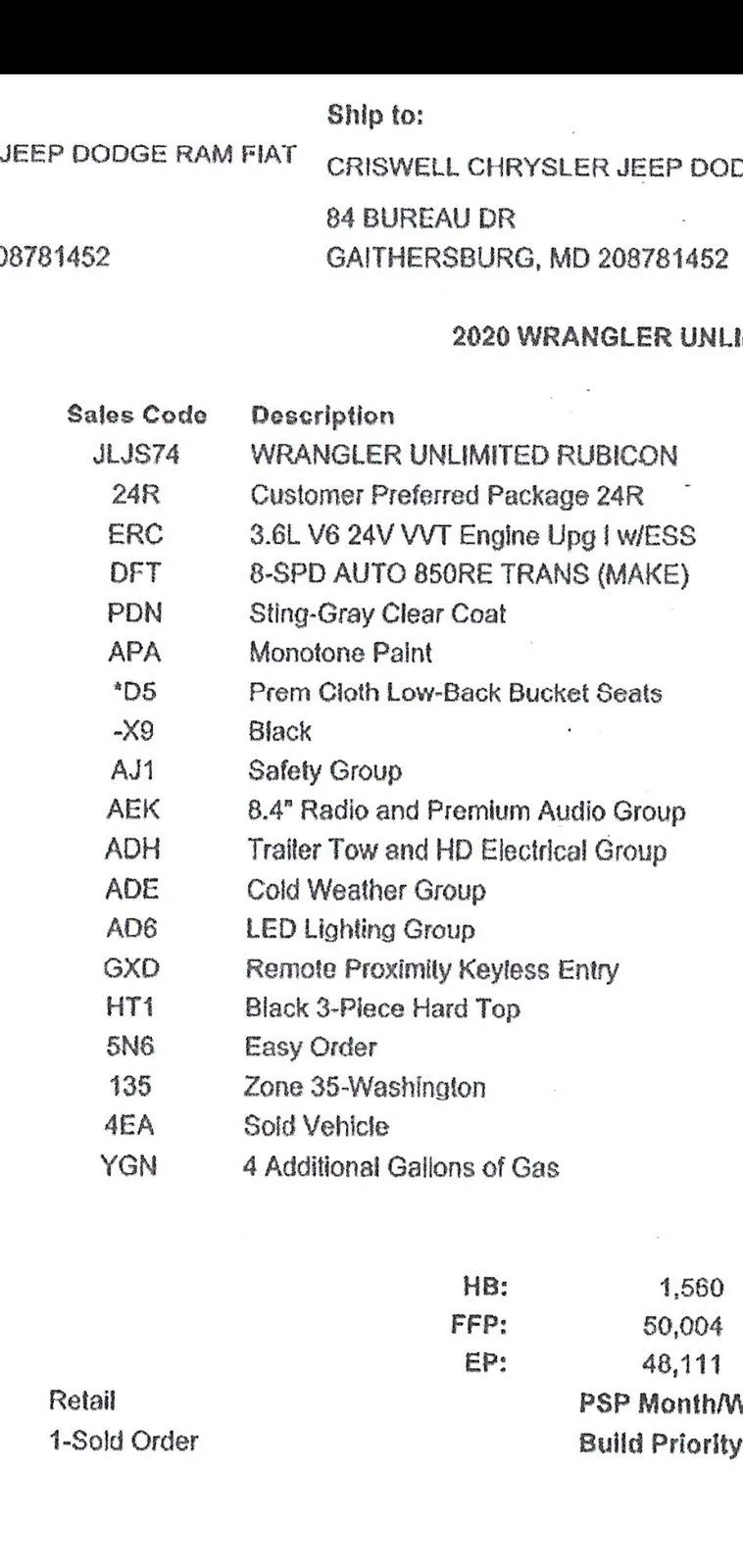 Jeep Wrangler JL 2020 JLUR FINALLY ORDERED! Screenshot_20200108-163338_Driv