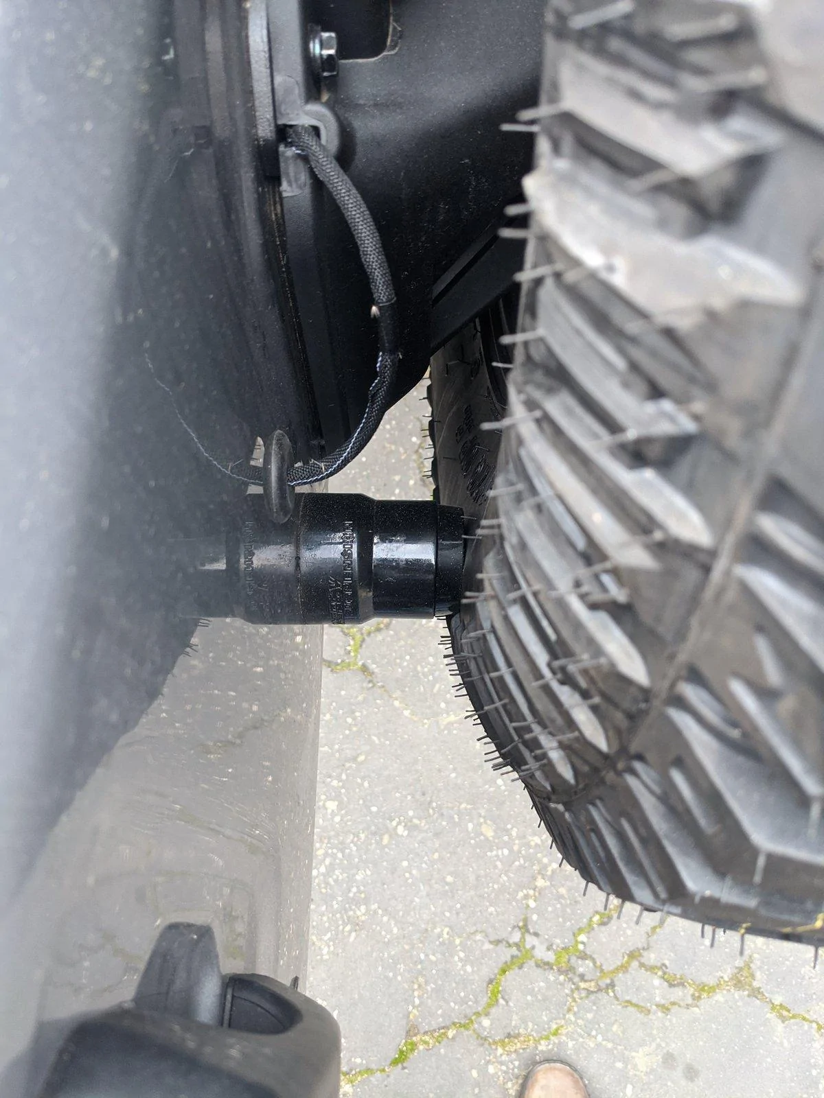 Jeep Wrangler JL Backup camera (spare blocks the view) IMG_20200108_163053
