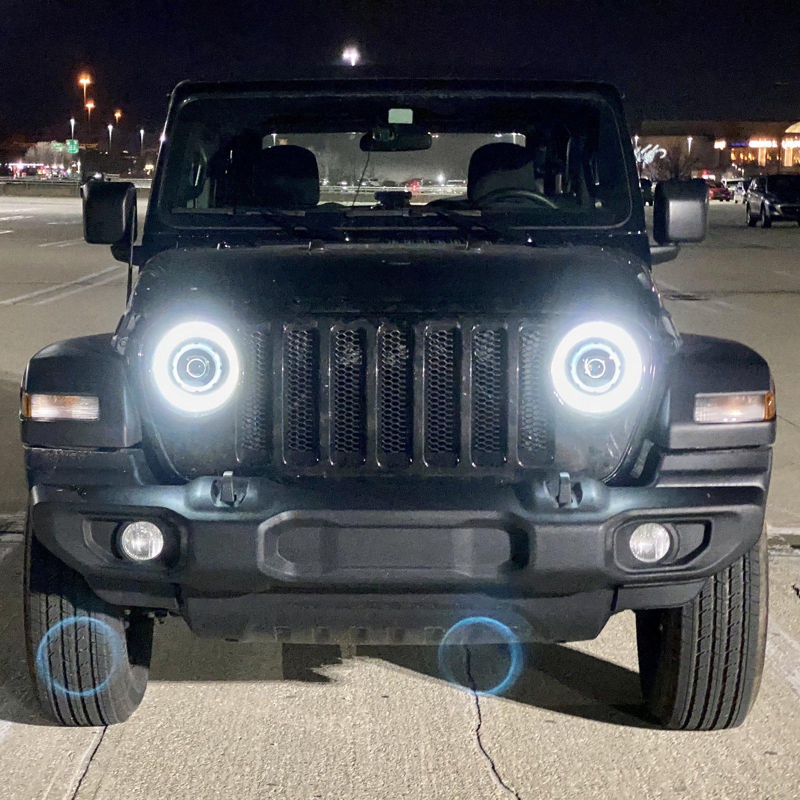 Jeep Wrangler JL DRL on Oracle Ocular Bi-LED 868AB590-B283-468E-8A0D-491E2126B9A4