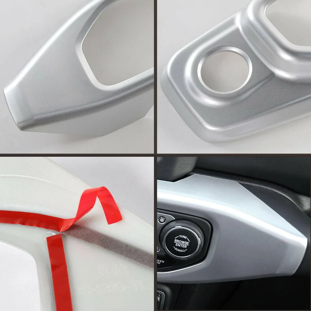 Jeep Wrangler JL FS: Silver Climate Control Trim Cover s-l16003