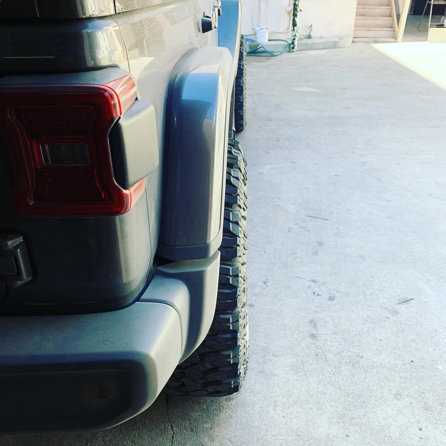 Jeep Wrangler JL BORA 1"Spacers for Mopar Beadlock wheels Befor
