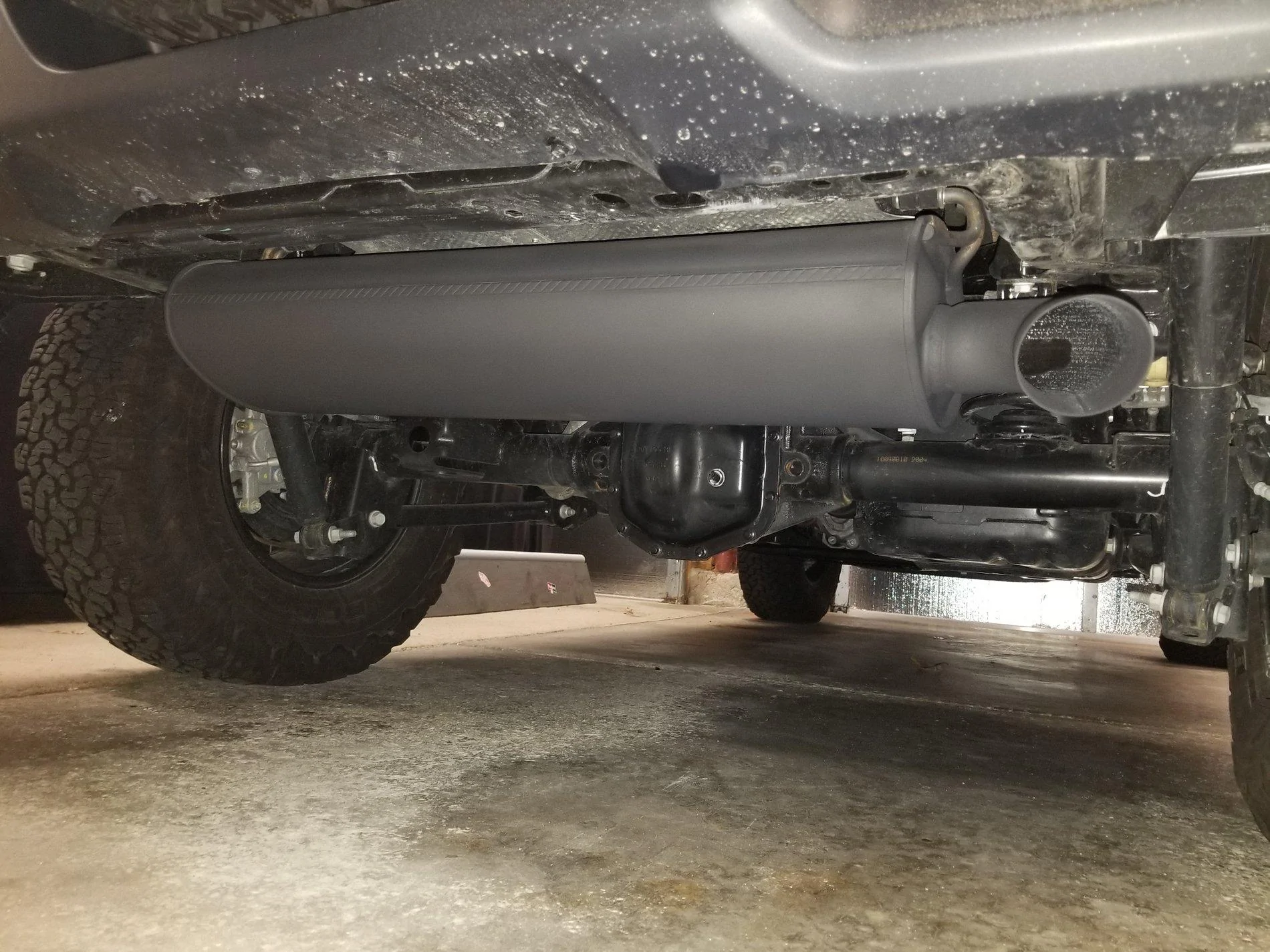 Jeep Wrangler JL Muffler painting 20200114_142348