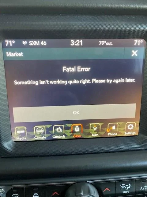 Jeep Wrangler JL Marketplace - Fatal Error? 2