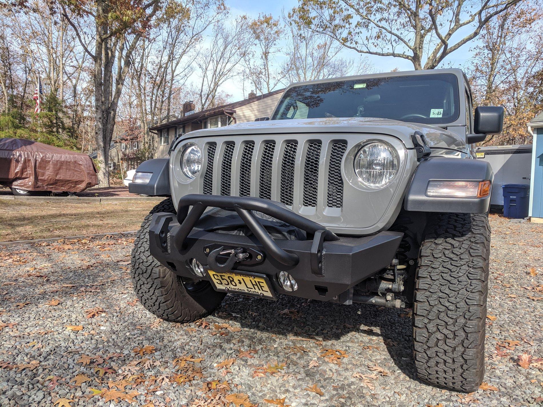 Jeep Wrangler JL Rugged Ridge HD full width bumper IMG_20191111_105212