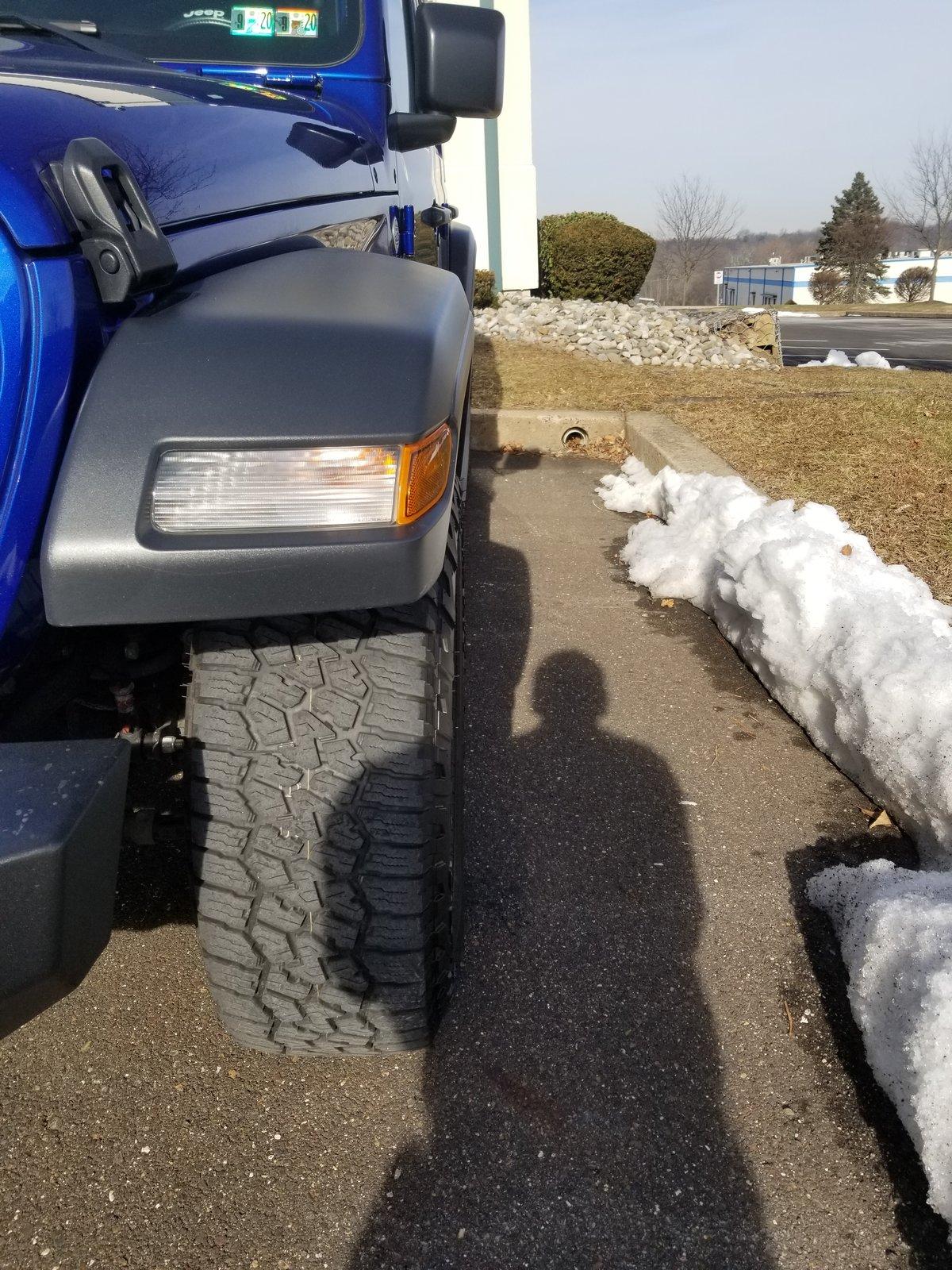 Jeep Wrangler JL Front axle off center 20200123_102730