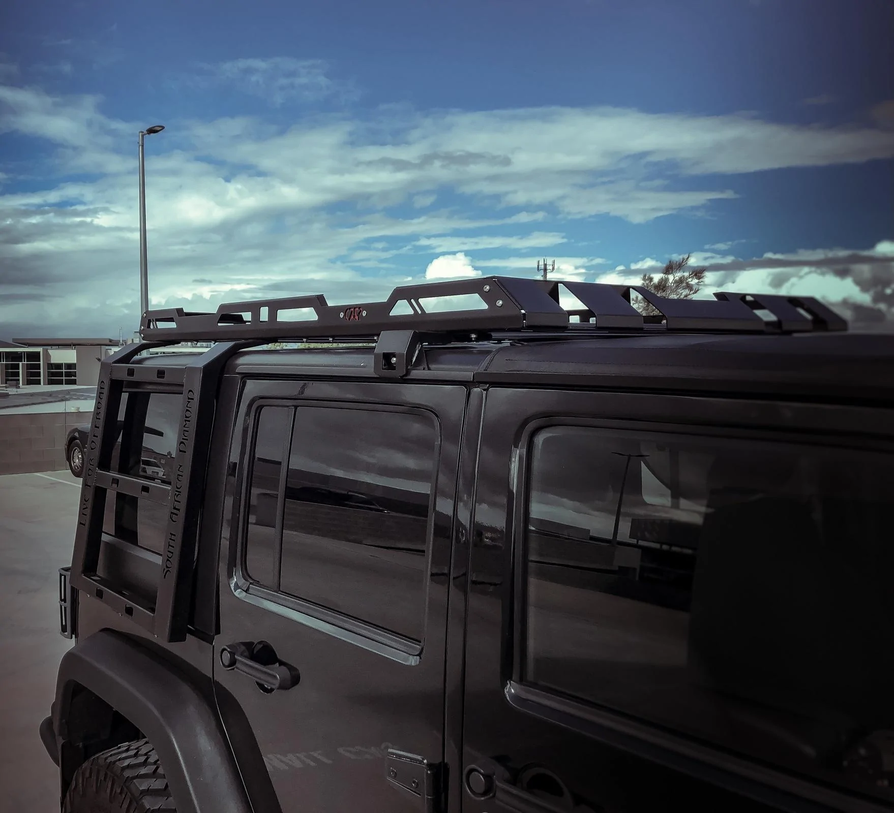 Rjl Rood Racks S.A.D. Roof Rack with ladder (pics) and questions about fitting | Jeep ...