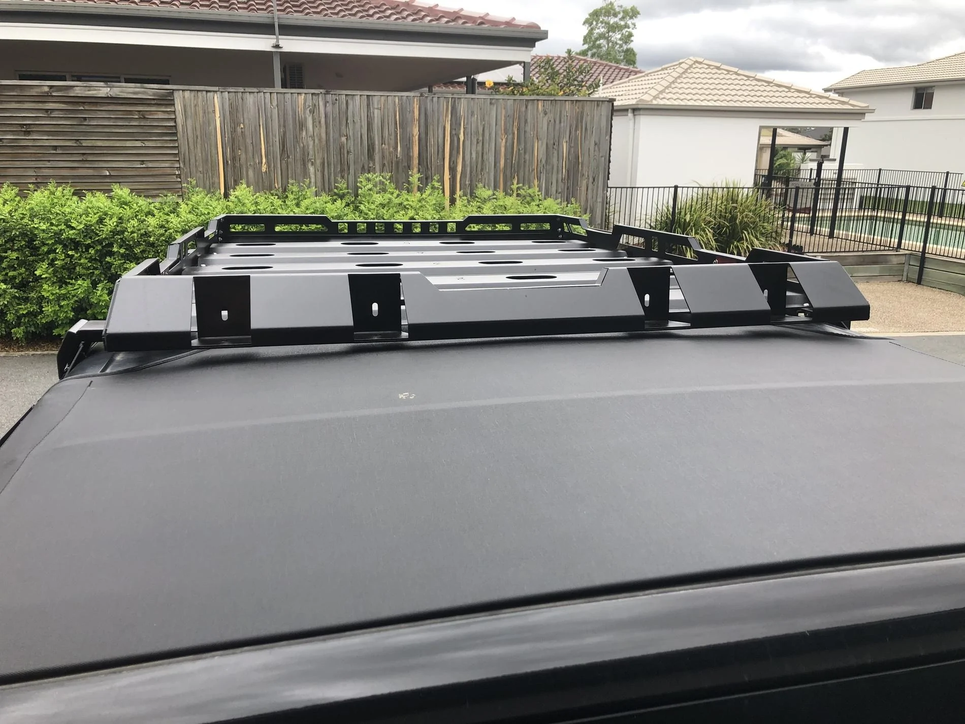 Rjl Rood Racks S.A.D. Roof Rack with ladder (pics) and questions about fitting | Jeep ...