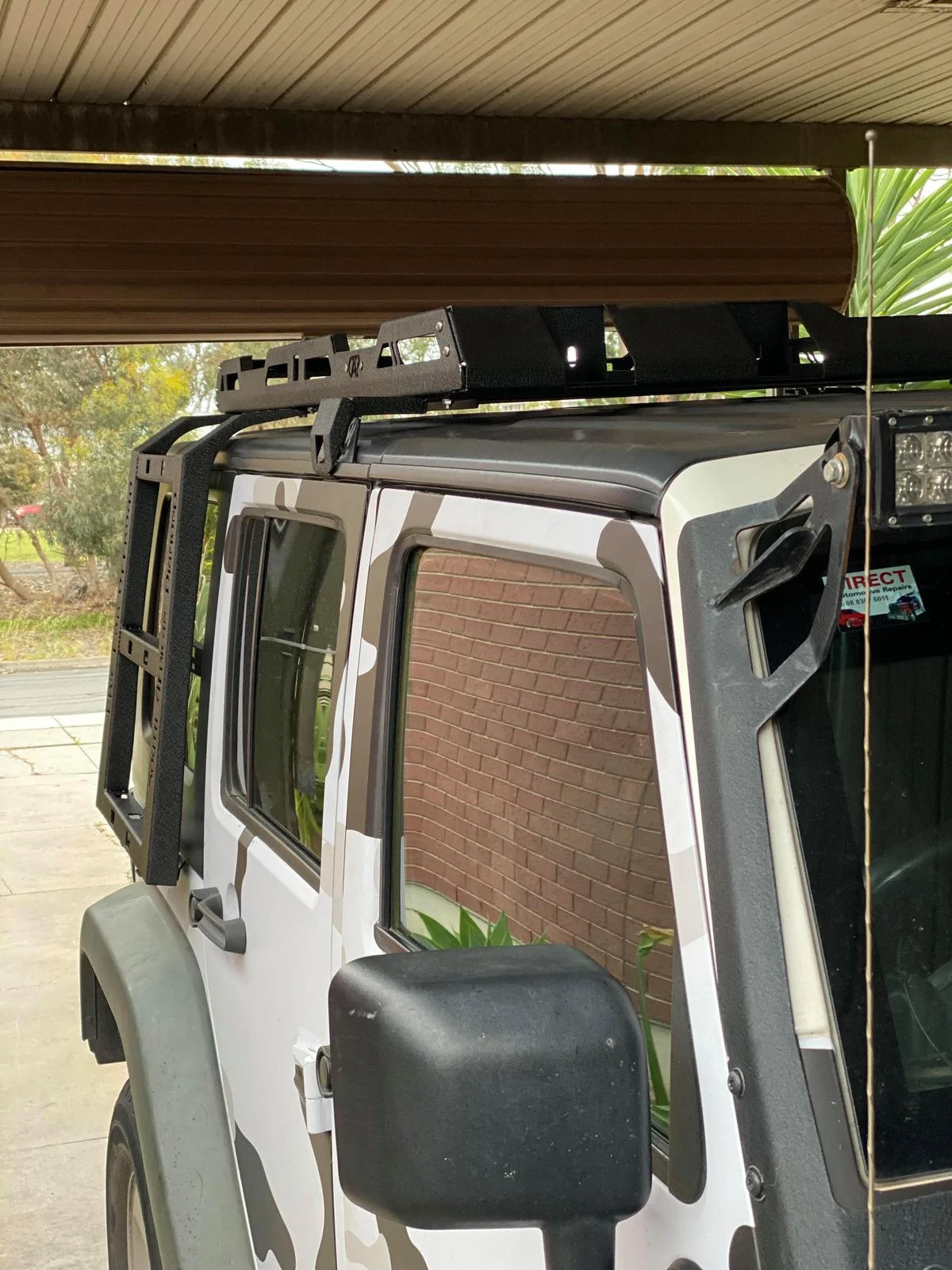 Rjl Rood Racks S.A.D. Roof Rack with ladder (pics) and questions about fitting | Jeep ...